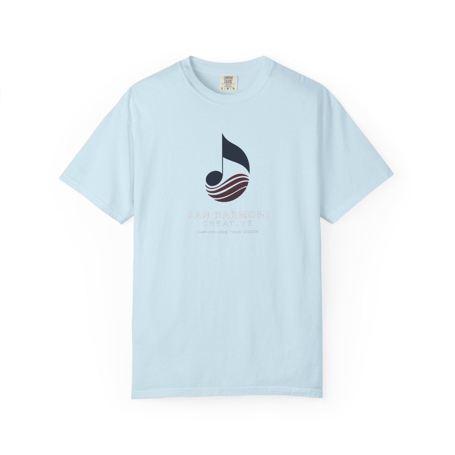 Music Logo T‑Shirt — “Jah Harmoni Creative” Branded Tee