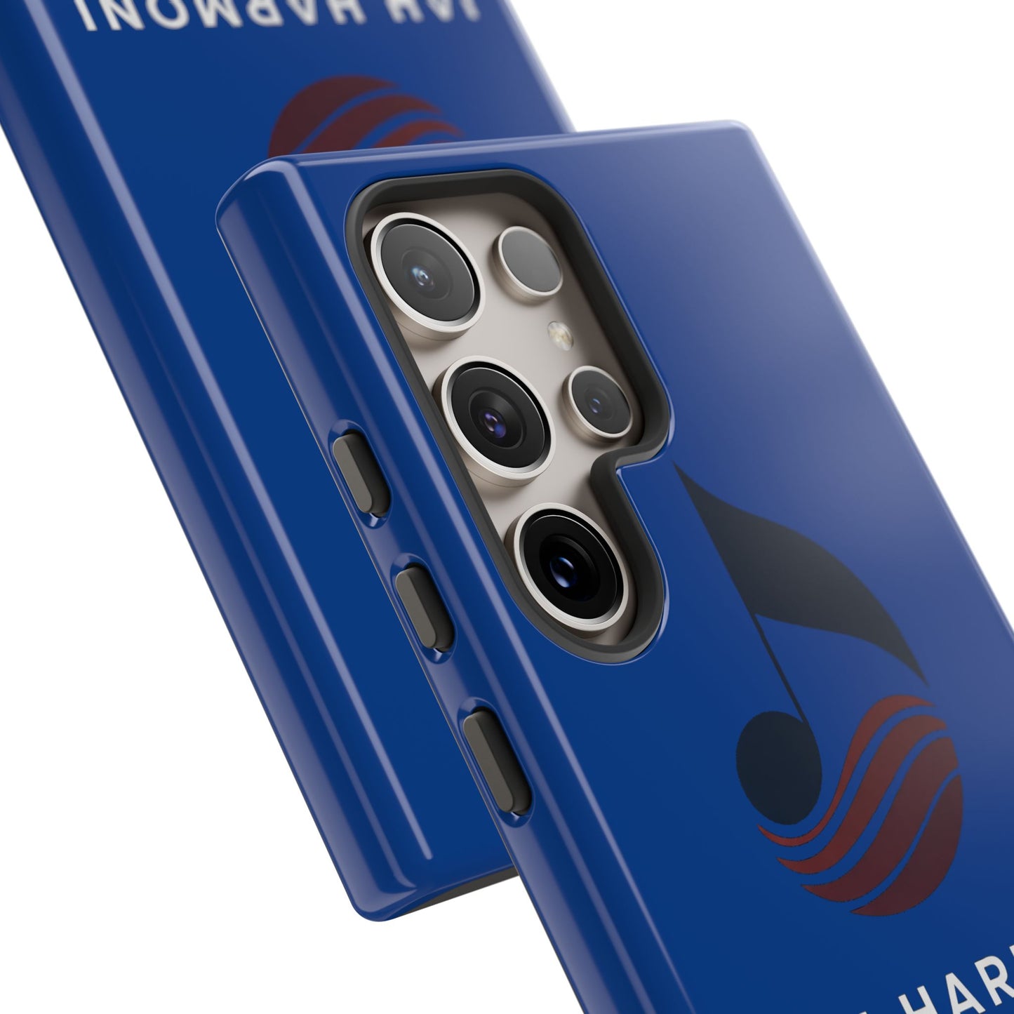 Tough Cases - Blue Logo Phone Case | Jah Harmoni Creative Protective Cover