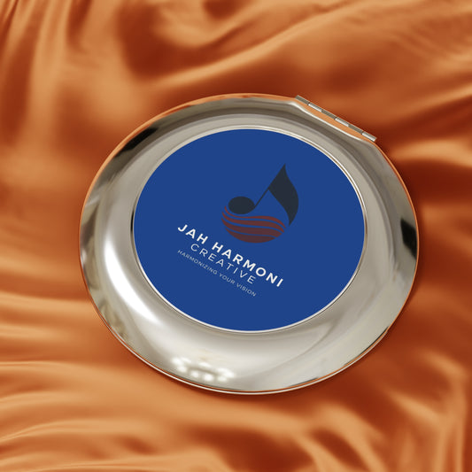 Compact Travel Mirror — Branded Jah Harmoni Creative Pocket Mirror