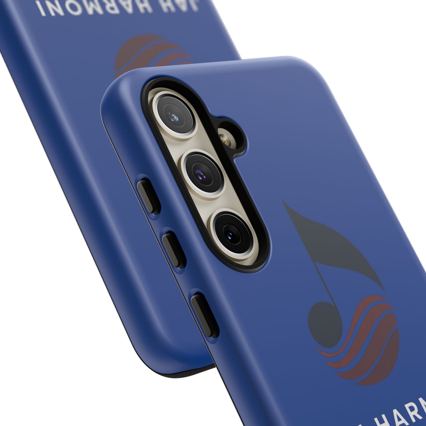 Tough Cases - Blue Logo Phone Case | Jah Harmoni Creative Protective Cover
