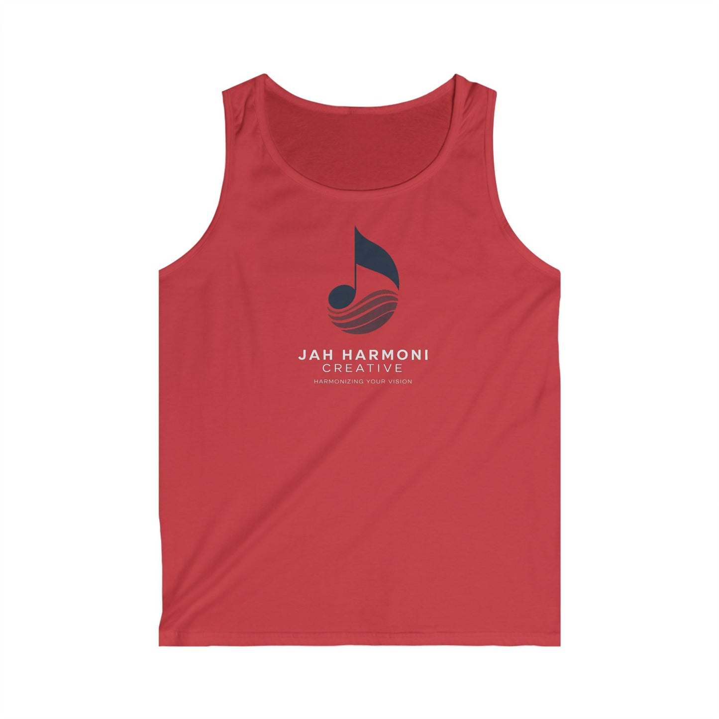 Music Note Tank Top – Patriotic Wave Logo "Jam Harmony"
