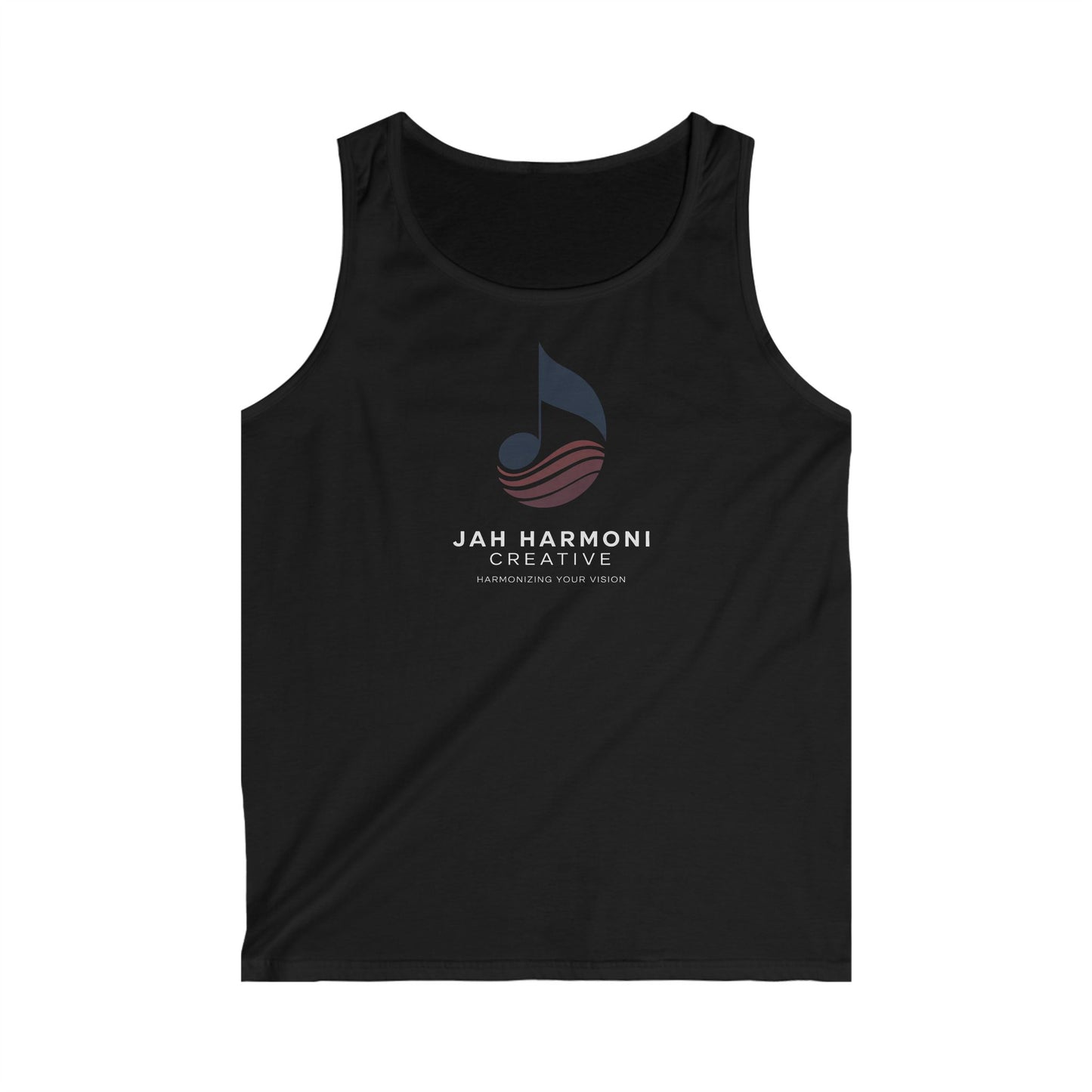 Music Note Tank Top – Patriotic Wave Logo "Jam Harmony"