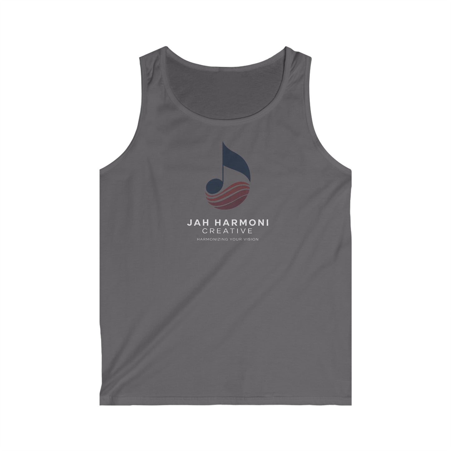Music Note Tank Top – Patriotic Wave Logo "Jam Harmony"