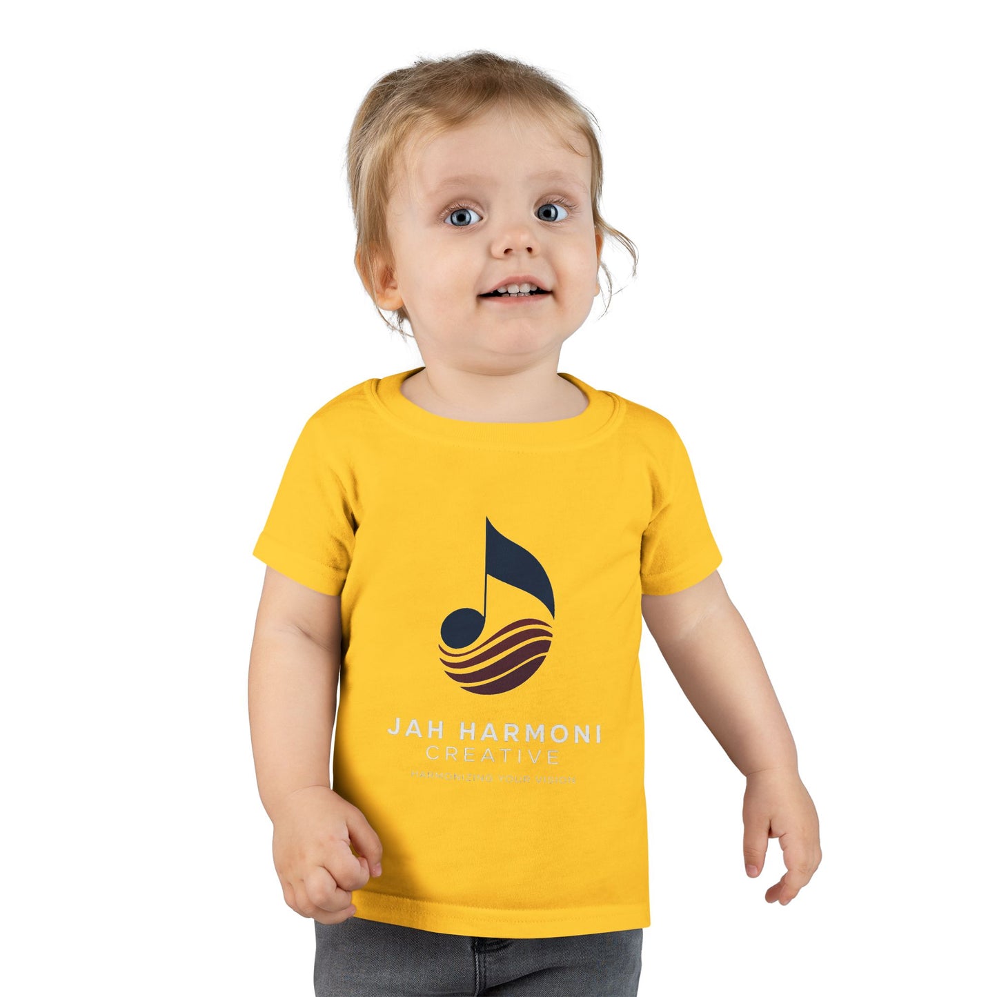 Toddler T-Shirt - Jah Harmoni Creative Logo Tee (Harmonizing Your Vision)