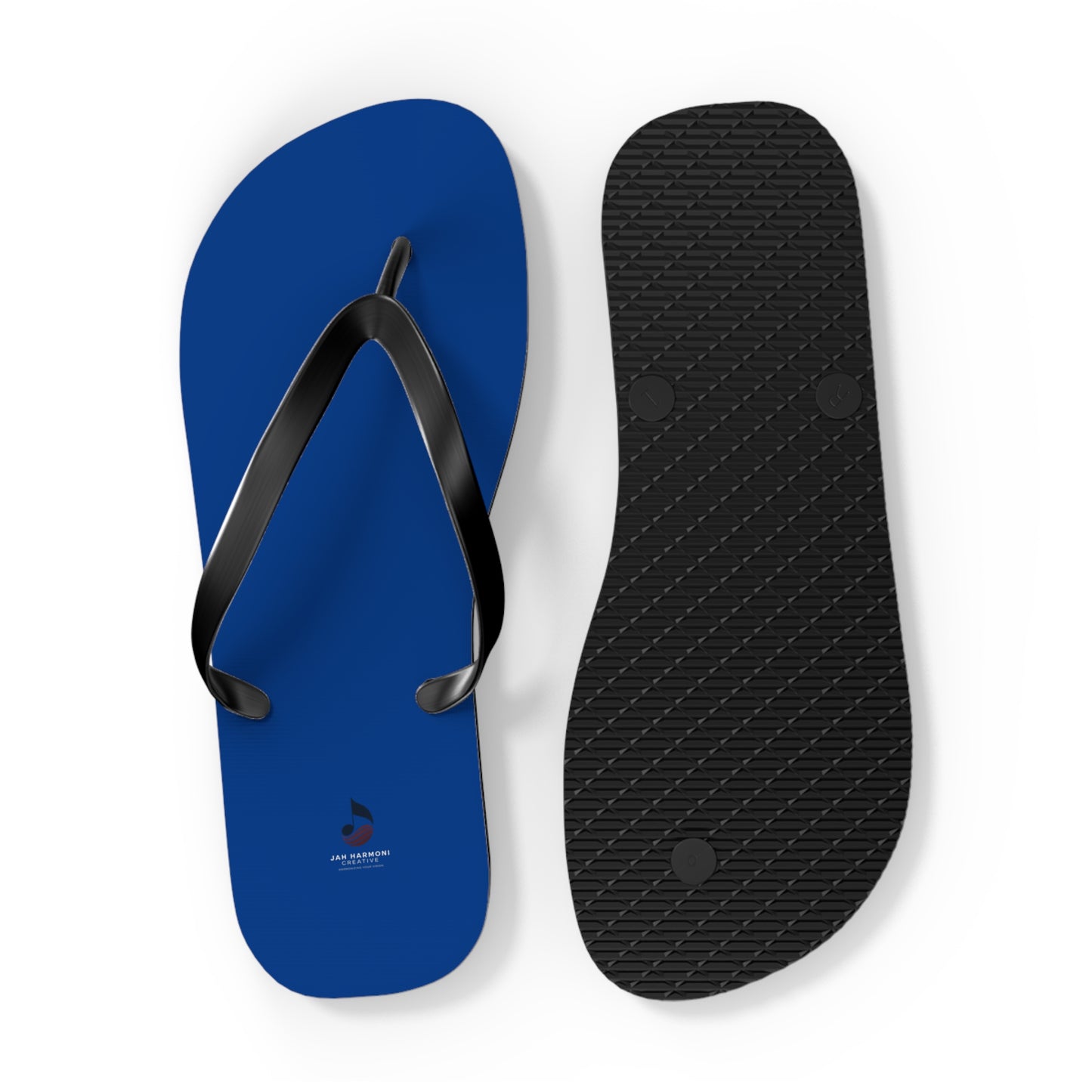 Jah Harmoni Signature Blue – Sleek Everyday Beach Sandals