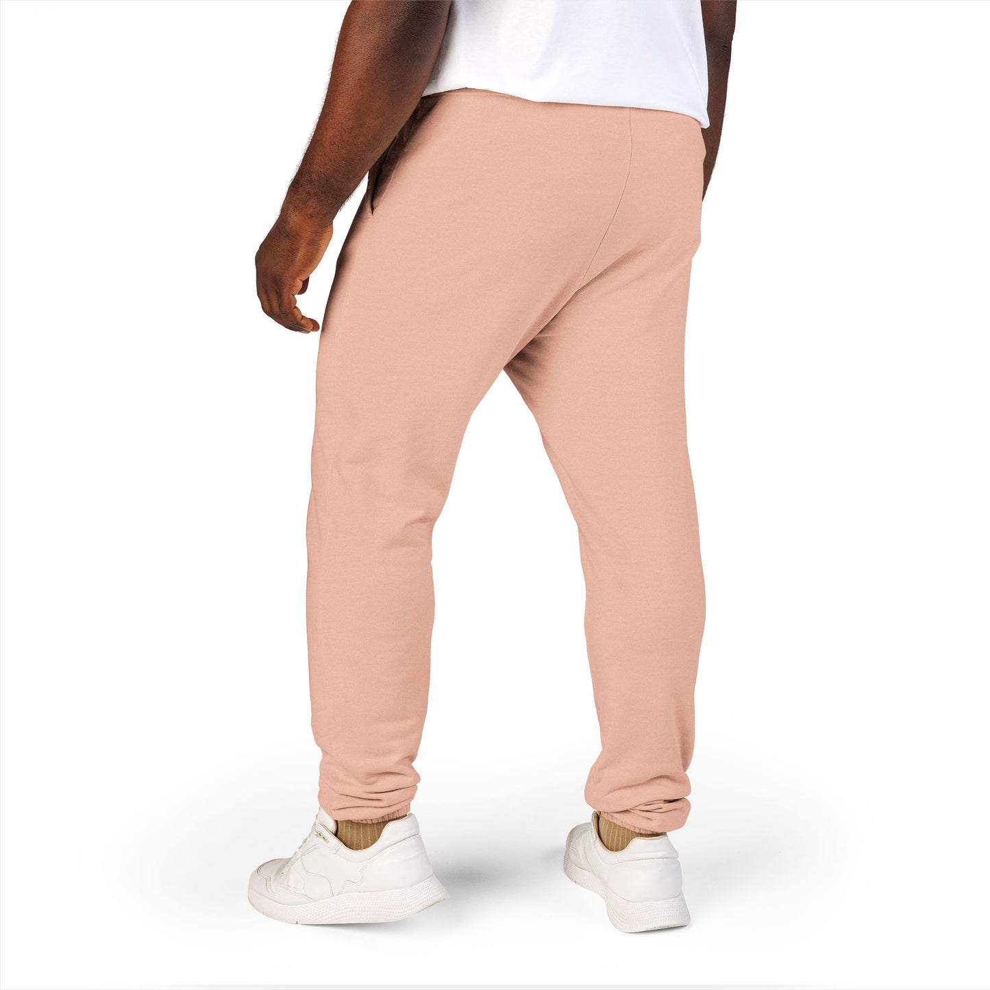 Garment-Dyed Fleece Sweatpants — Relaxed Unisex Joggers with Subtle Patch Logo