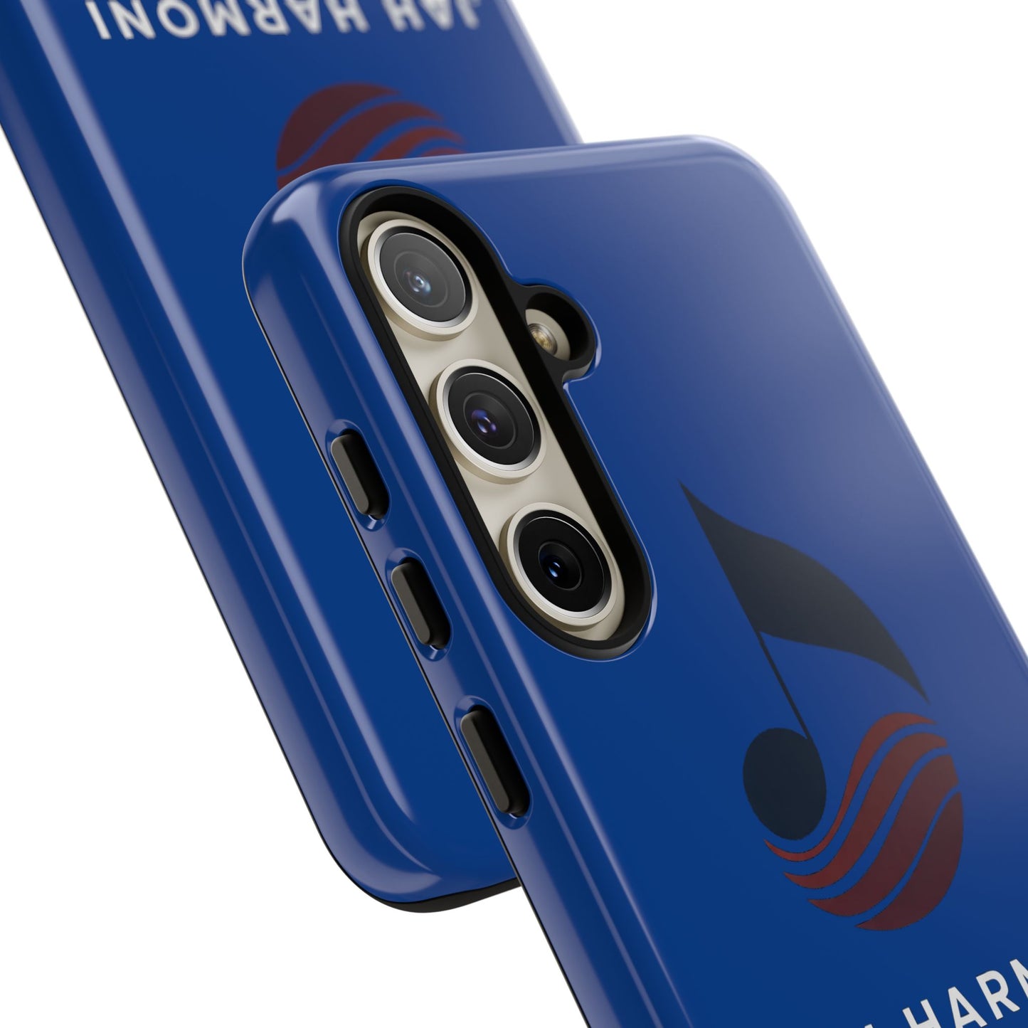 Tough Cases - Blue Logo Phone Case | Jah Harmoni Creative Protective Cover