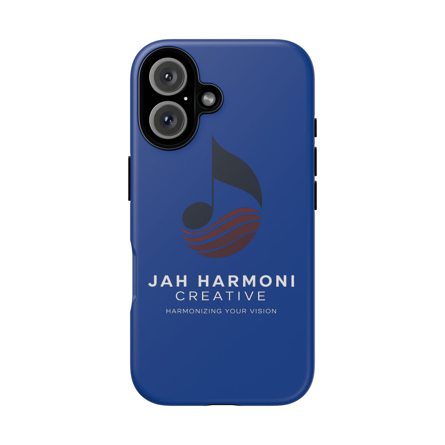 Tough Cases - Blue Logo Phone Case | Jah Harmoni Creative Protective Cover