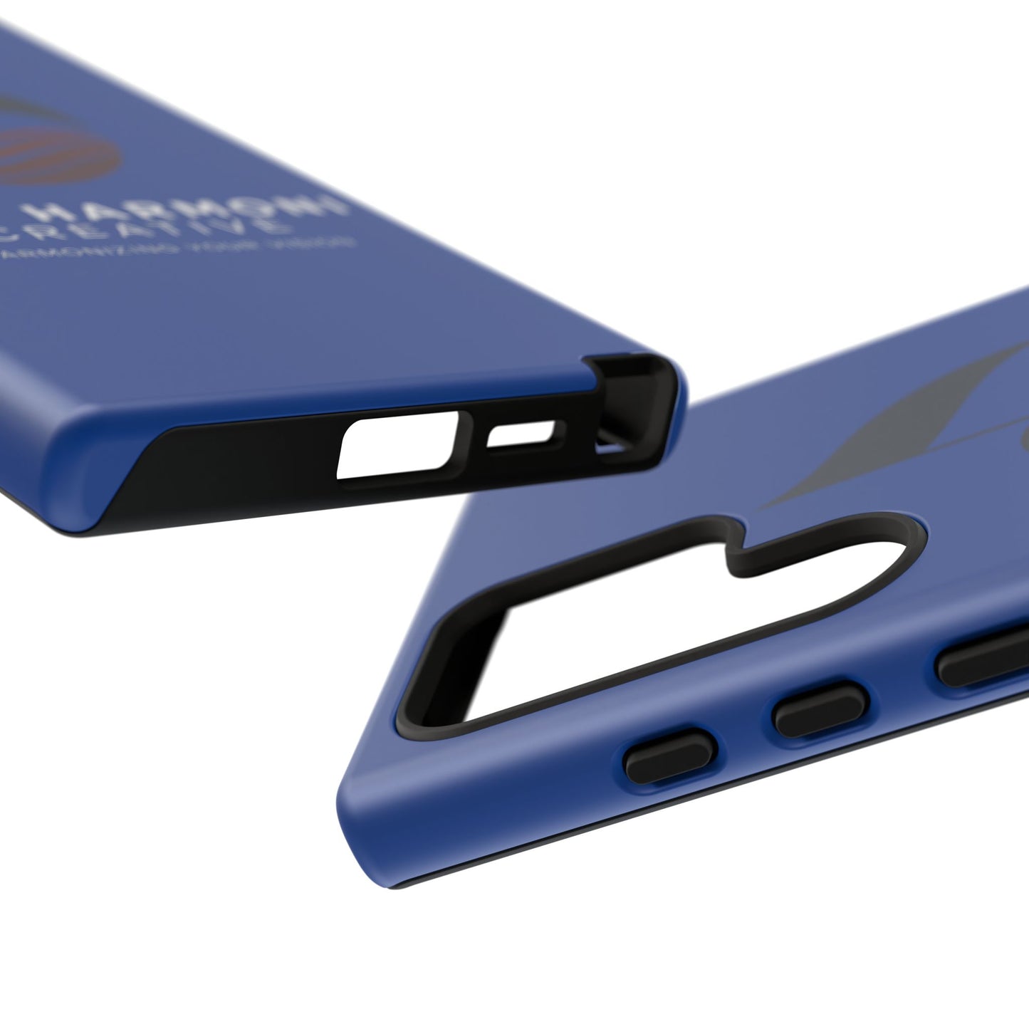 Tough Cases - Blue Logo Phone Case | Jah Harmoni Creative Protective Cover