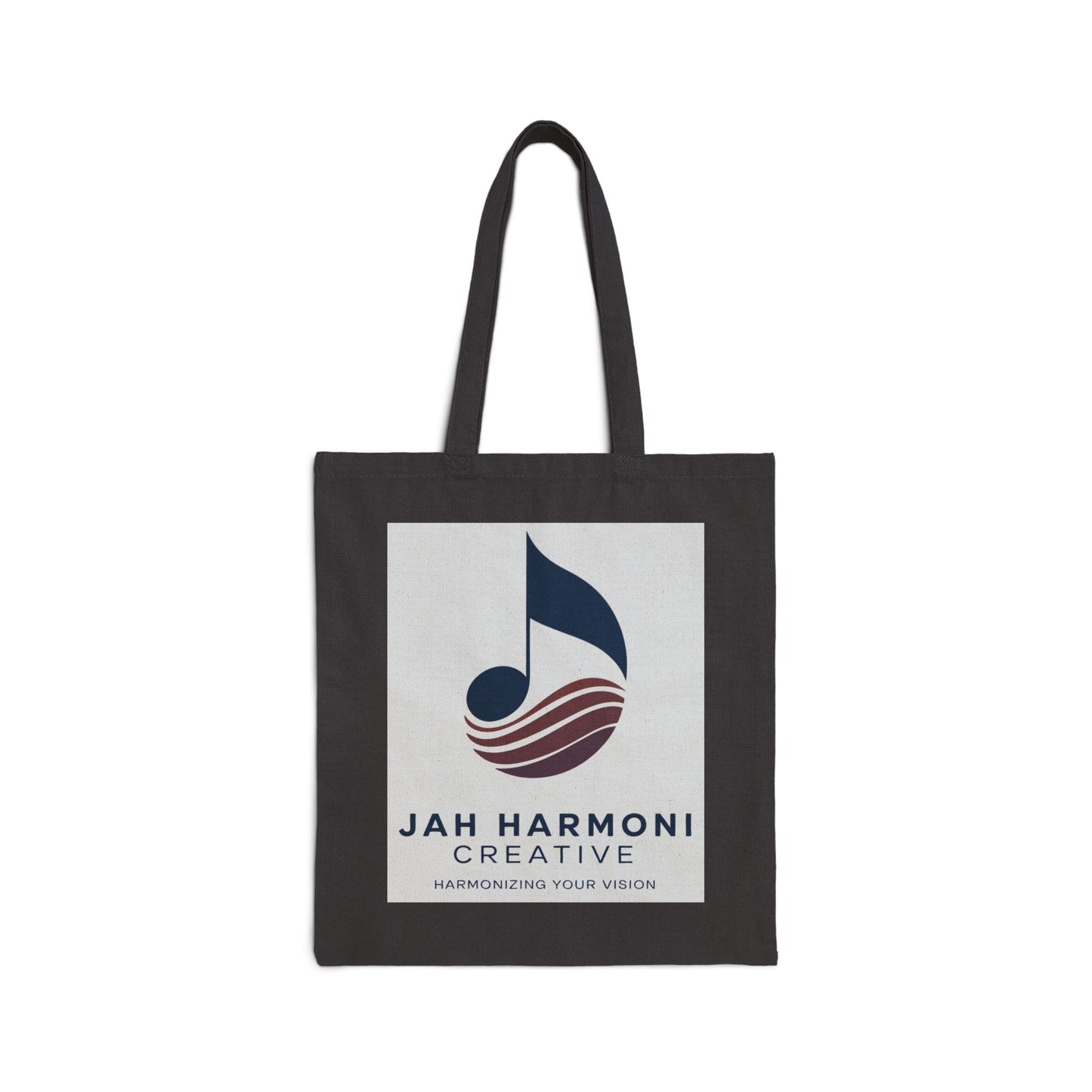 Canvas Tote Bag — Jah Harmoni Creative Logo Eco Shopper