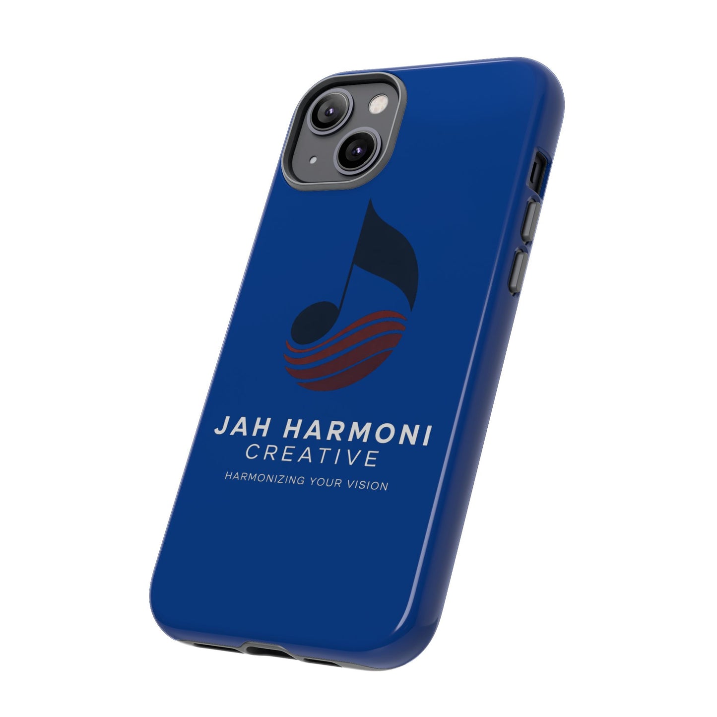 Tough Cases - Blue Logo Phone Case | Jah Harmoni Creative Protective Cover