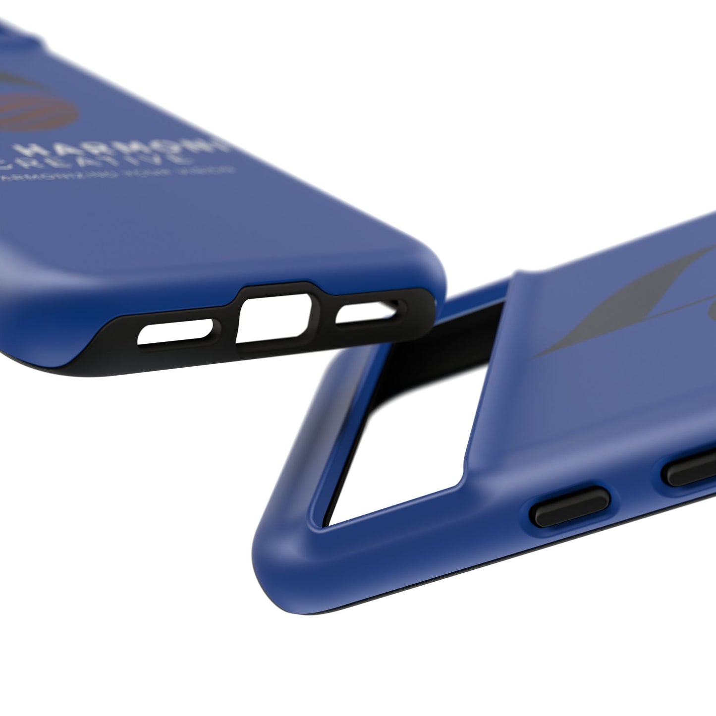 Tough Cases - Blue Logo Phone Case | Jah Harmoni Creative Protective Cover