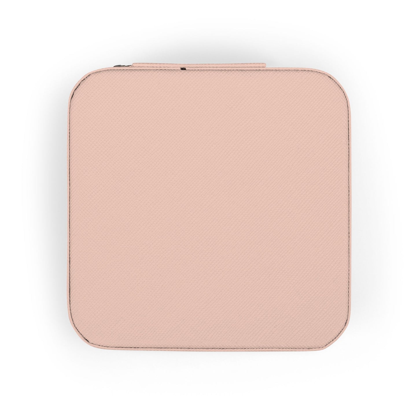 Compact Travel Jewelry Case — Portable Ring & Earring Organizer (Pink)