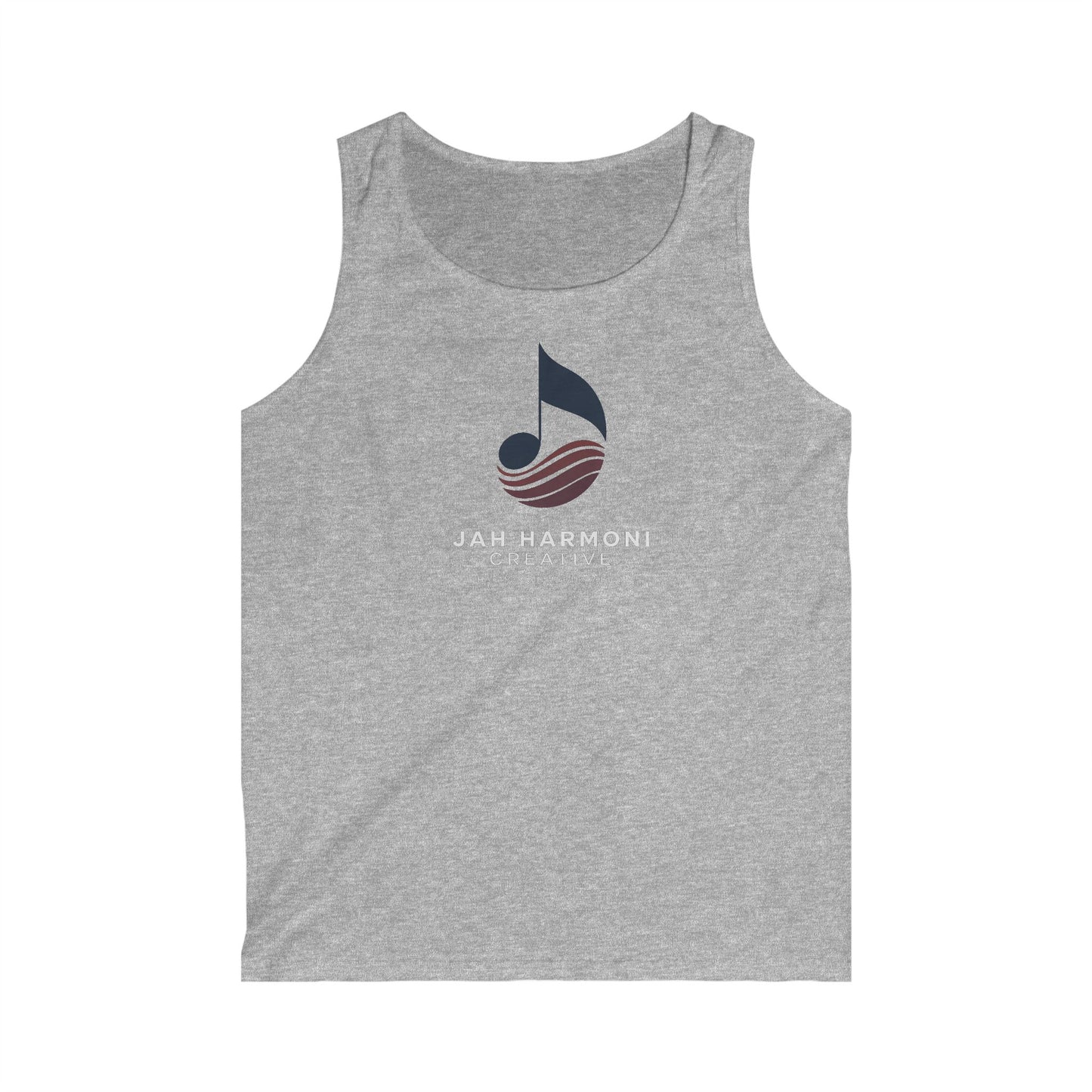 Music Note Tank Top – Patriotic Wave Logo "Jam Harmony"
