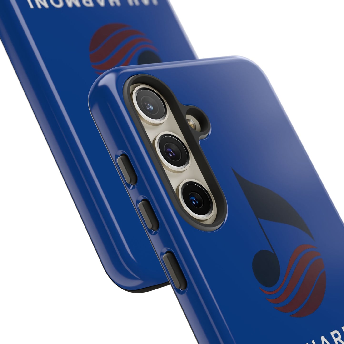 Tough Cases - Blue Logo Phone Case | Jah Harmoni Creative Protective Cover