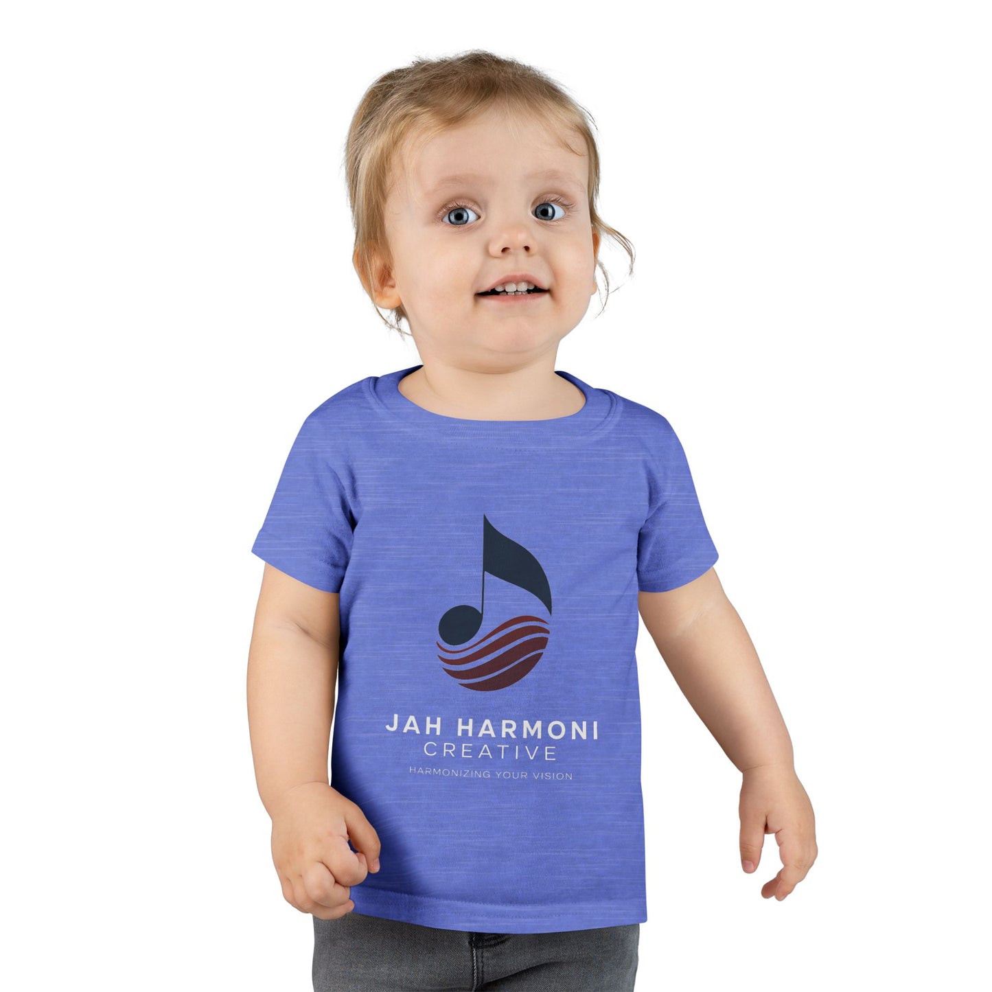 Toddler T-Shirt - Jah Harmoni Creative Logo Tee (Harmonizing Your Vision)