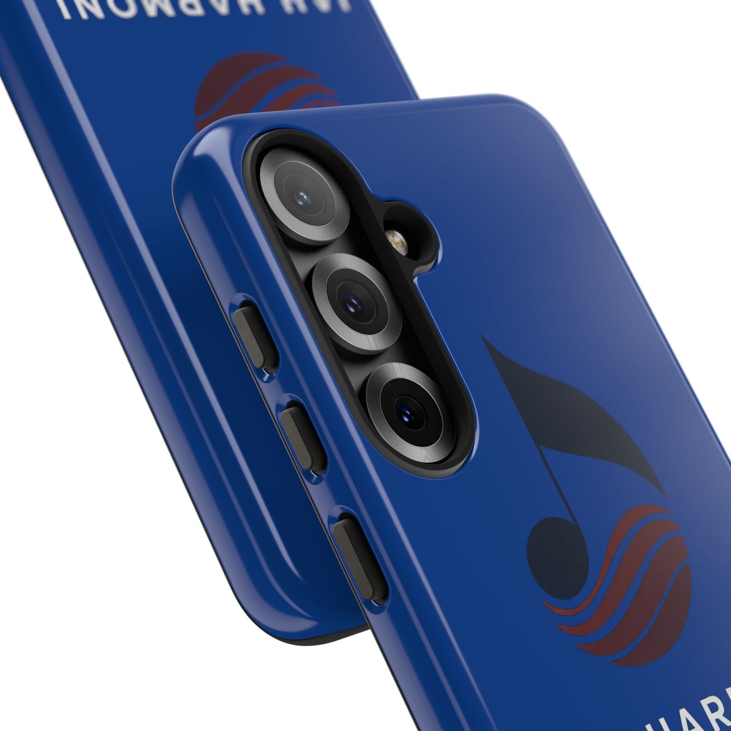 Tough Cases - Blue Logo Phone Case | Jah Harmoni Creative Protective Cover