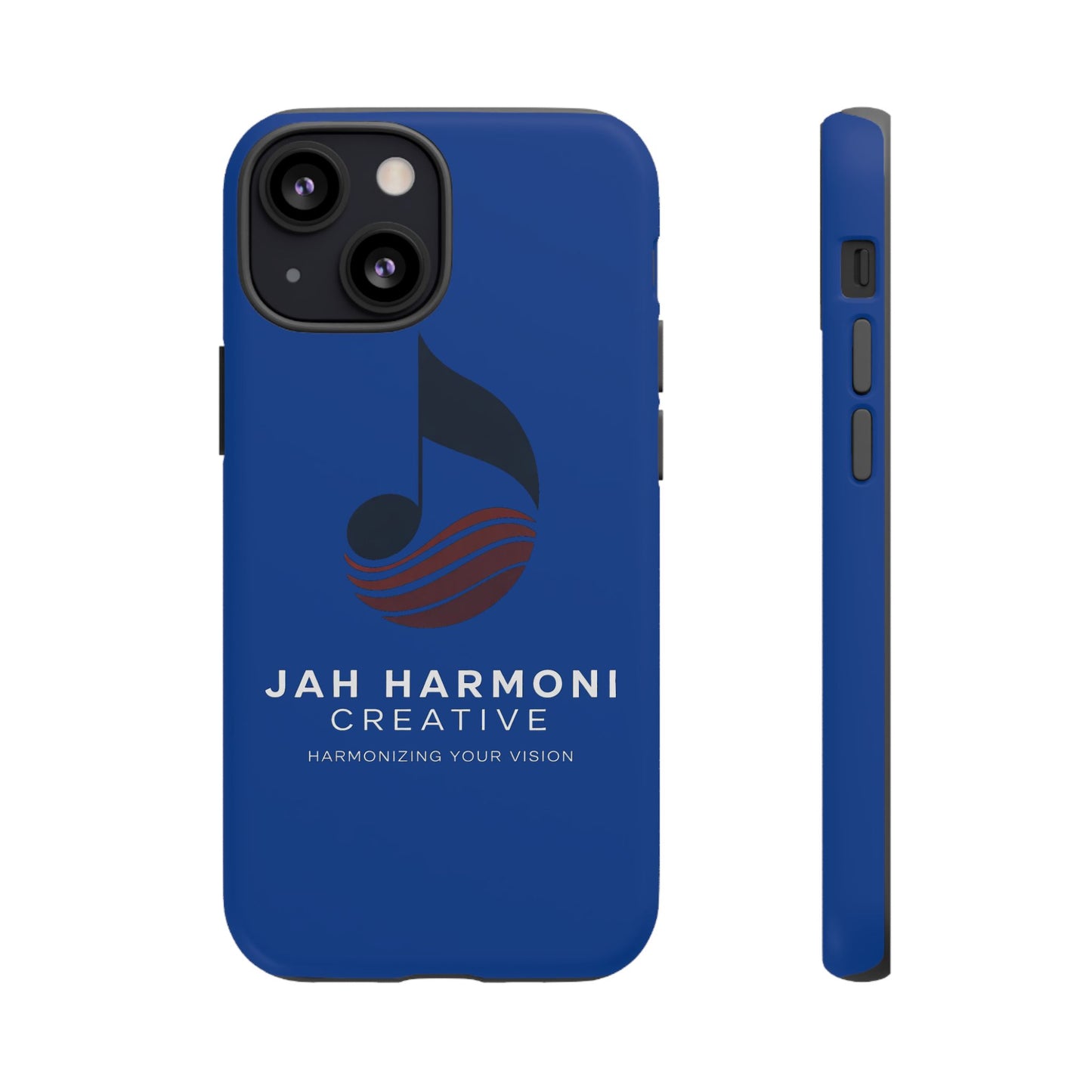 Tough Cases - Blue Logo Phone Case | Jah Harmoni Creative Protective Cover