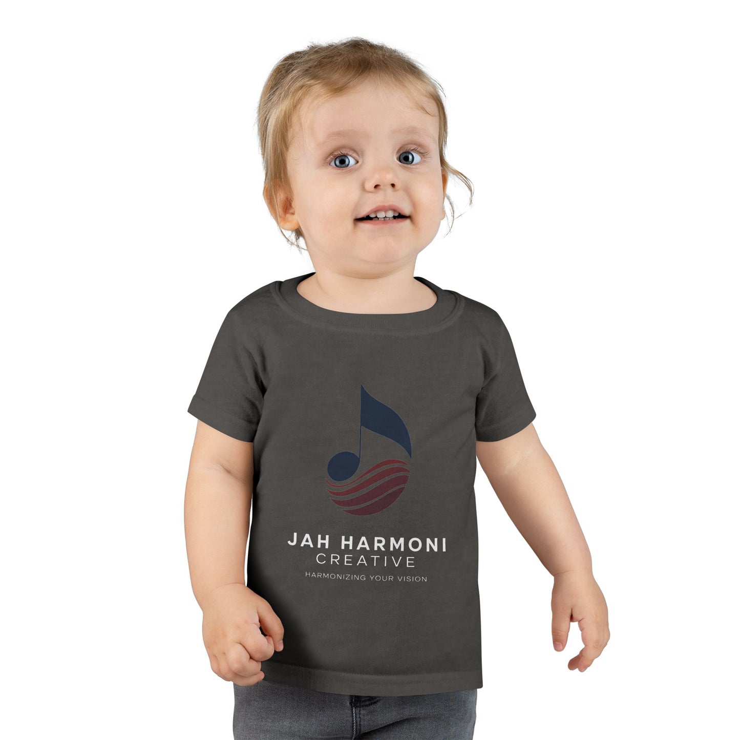 Toddler T-Shirt - Jah Harmoni Creative Logo Tee (Harmonizing Your Vision)