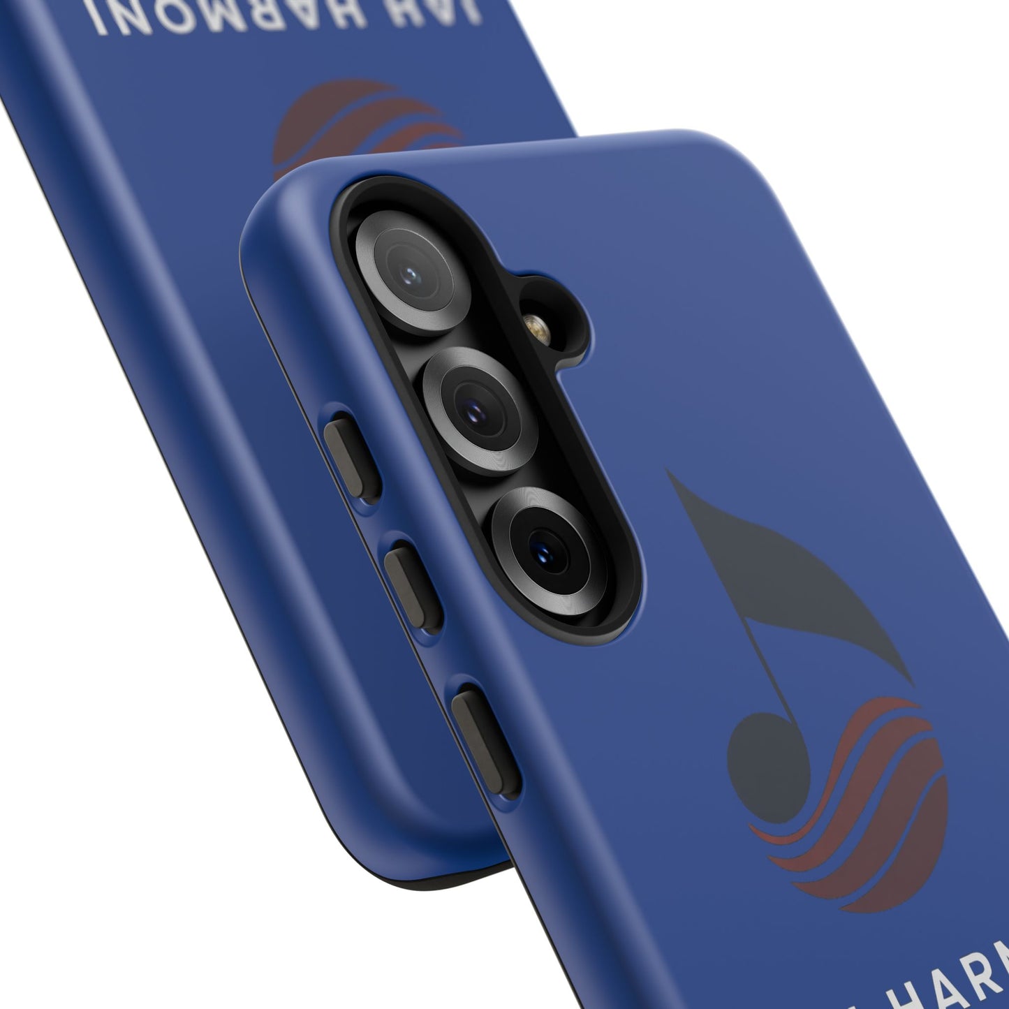 Tough Cases - Blue Logo Phone Case | Jah Harmoni Creative Protective Cover
