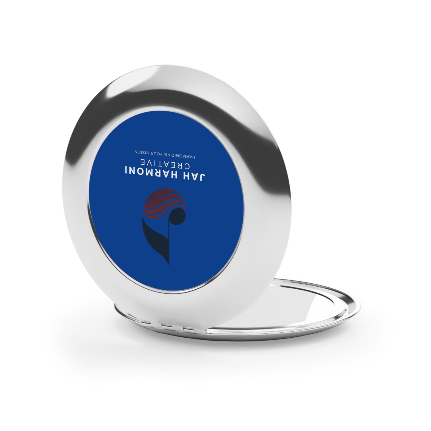 Compact Travel Mirror — Branded Jah Harmoni Creative Pocket Mirror