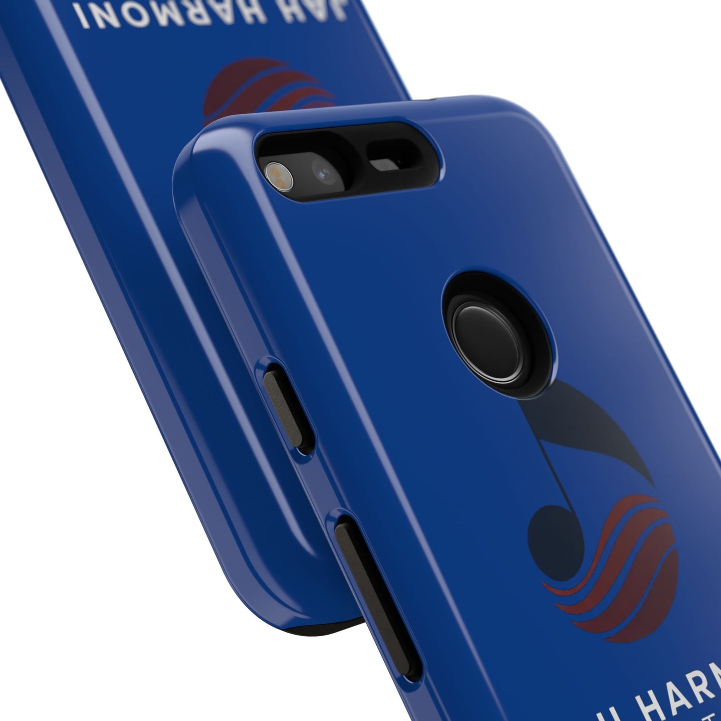 Tough Cases - Blue Logo Phone Case | Jah Harmoni Creative Protective Cover