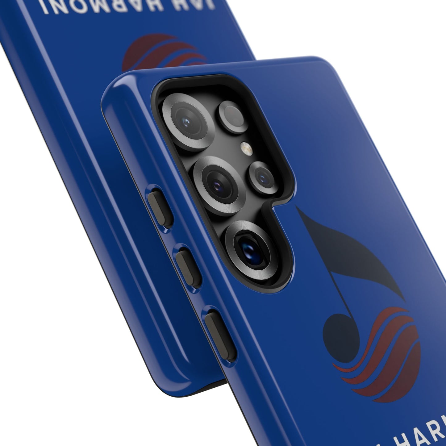 Tough Cases - Blue Logo Phone Case | Jah Harmoni Creative Protective Cover