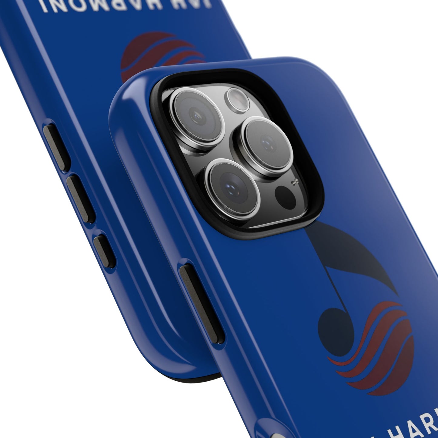 Tough Cases - Blue Logo Phone Case | Jah Harmoni Creative Protective Cover