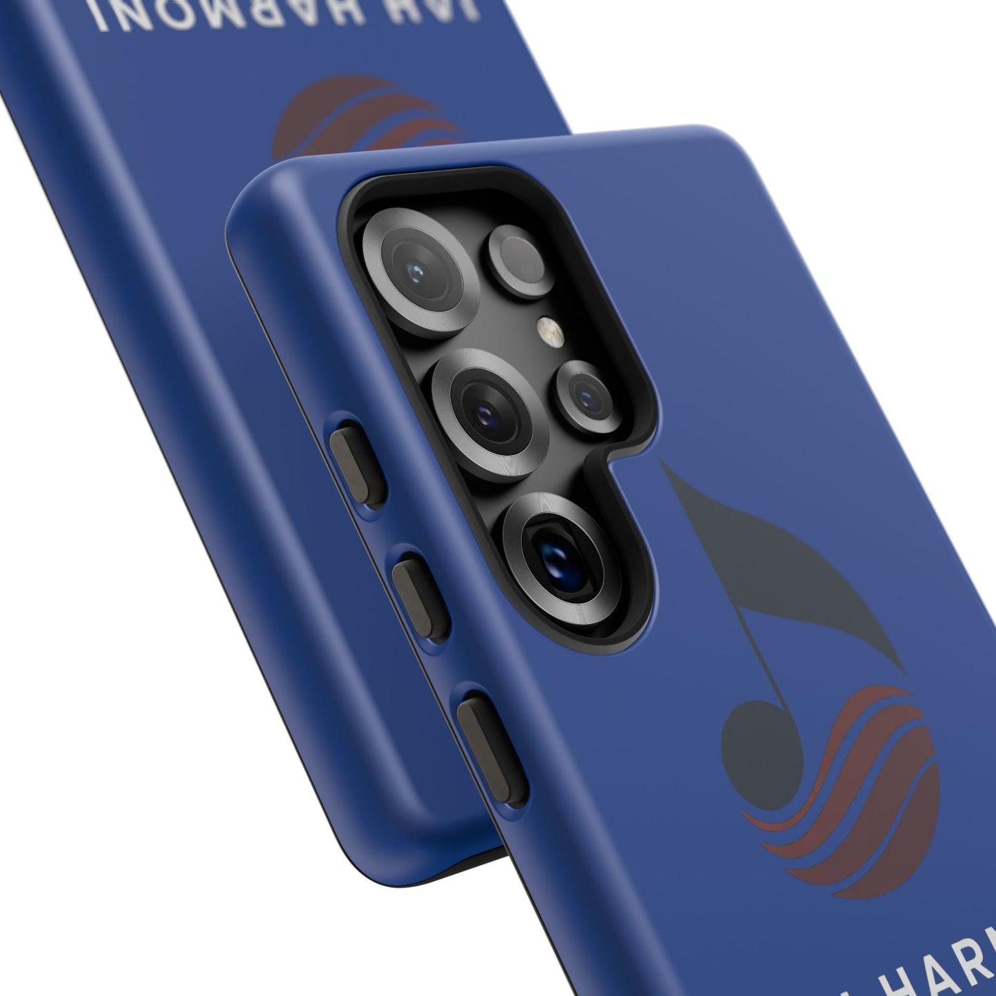 Tough Cases - Blue Logo Phone Case | Jah Harmoni Creative Protective Cover