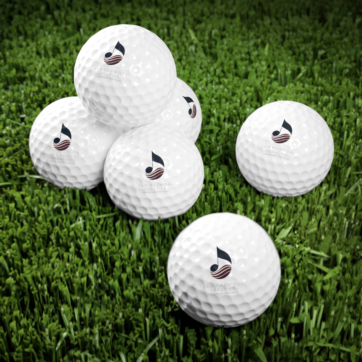Jah Harmoni Custom Golf Balls, 6pcs