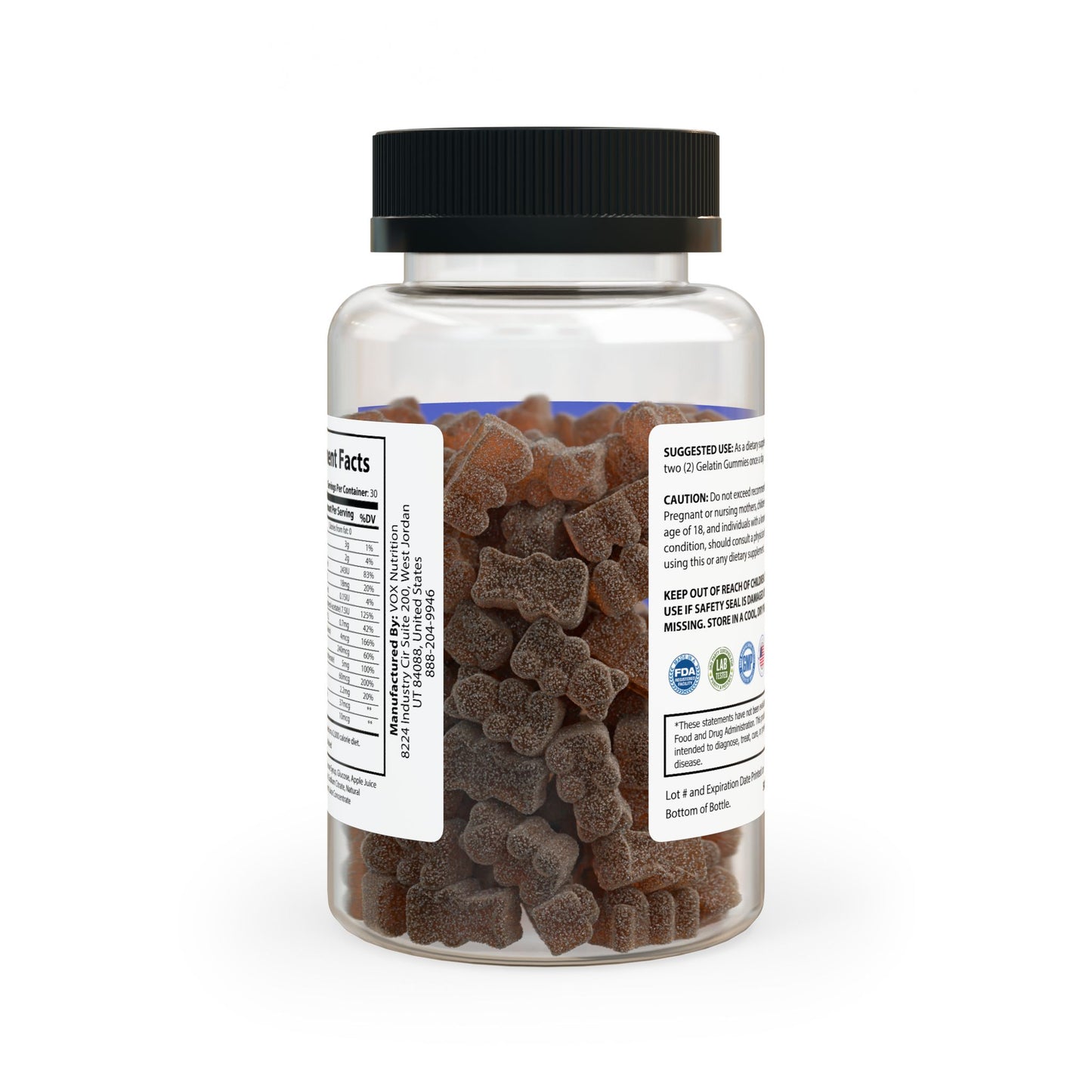 Jah Harmoni Creative Multivitamin Gummies for Adults (60 Gummies)