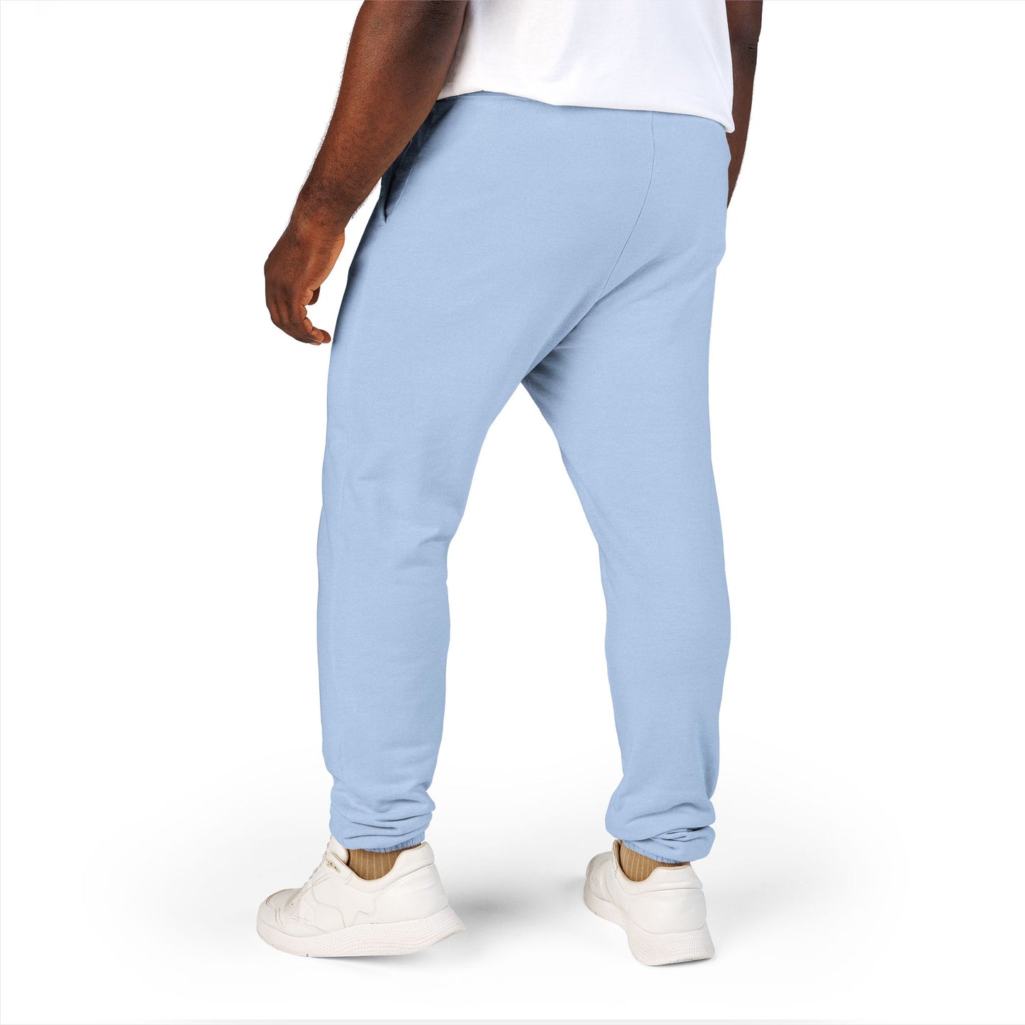 Garment-Dyed Fleece Sweatpants — Relaxed Unisex Joggers with Subtle Patch Logo