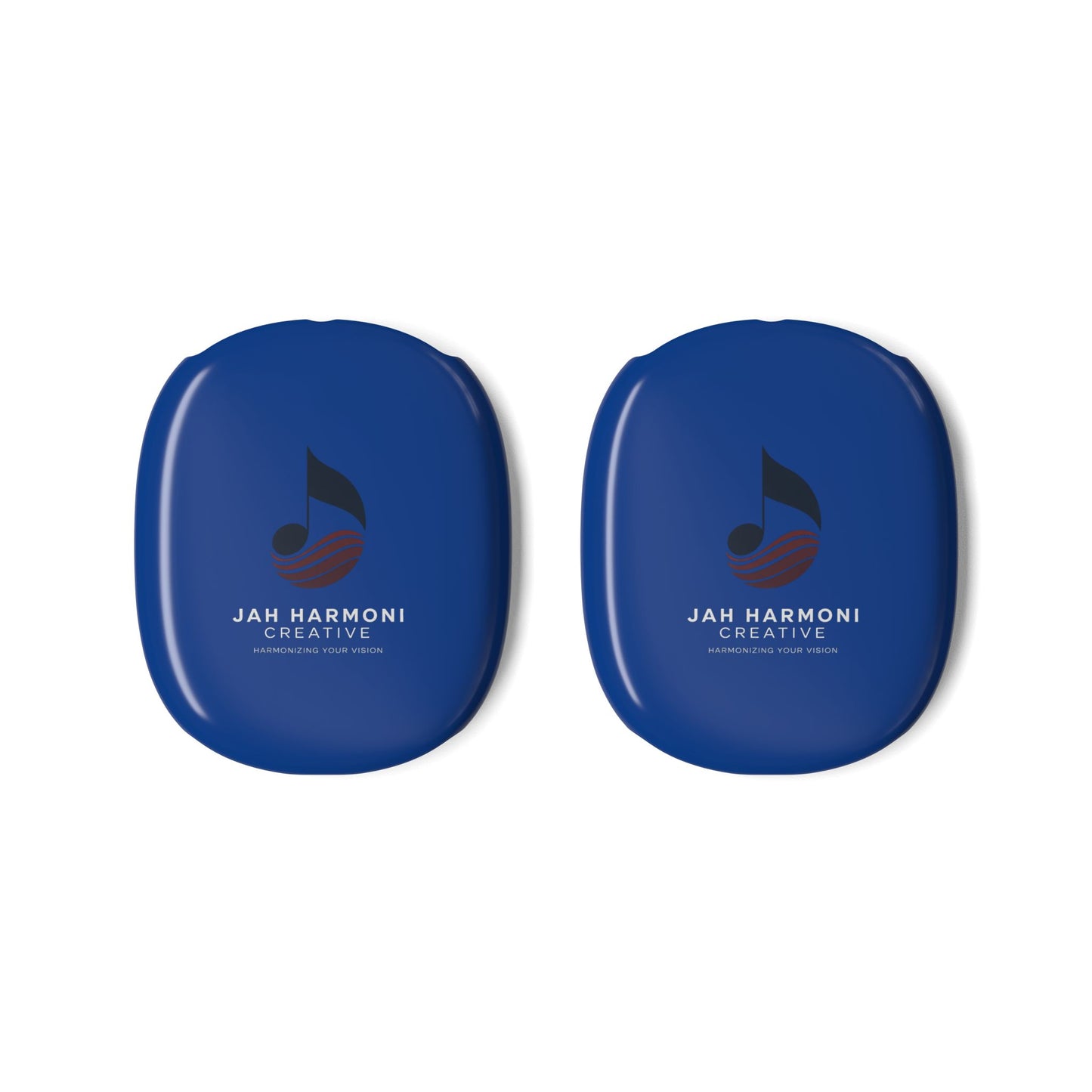 AirPods Max Case — Blue Logo Protective Covers (Jah Harmoni Creative)
