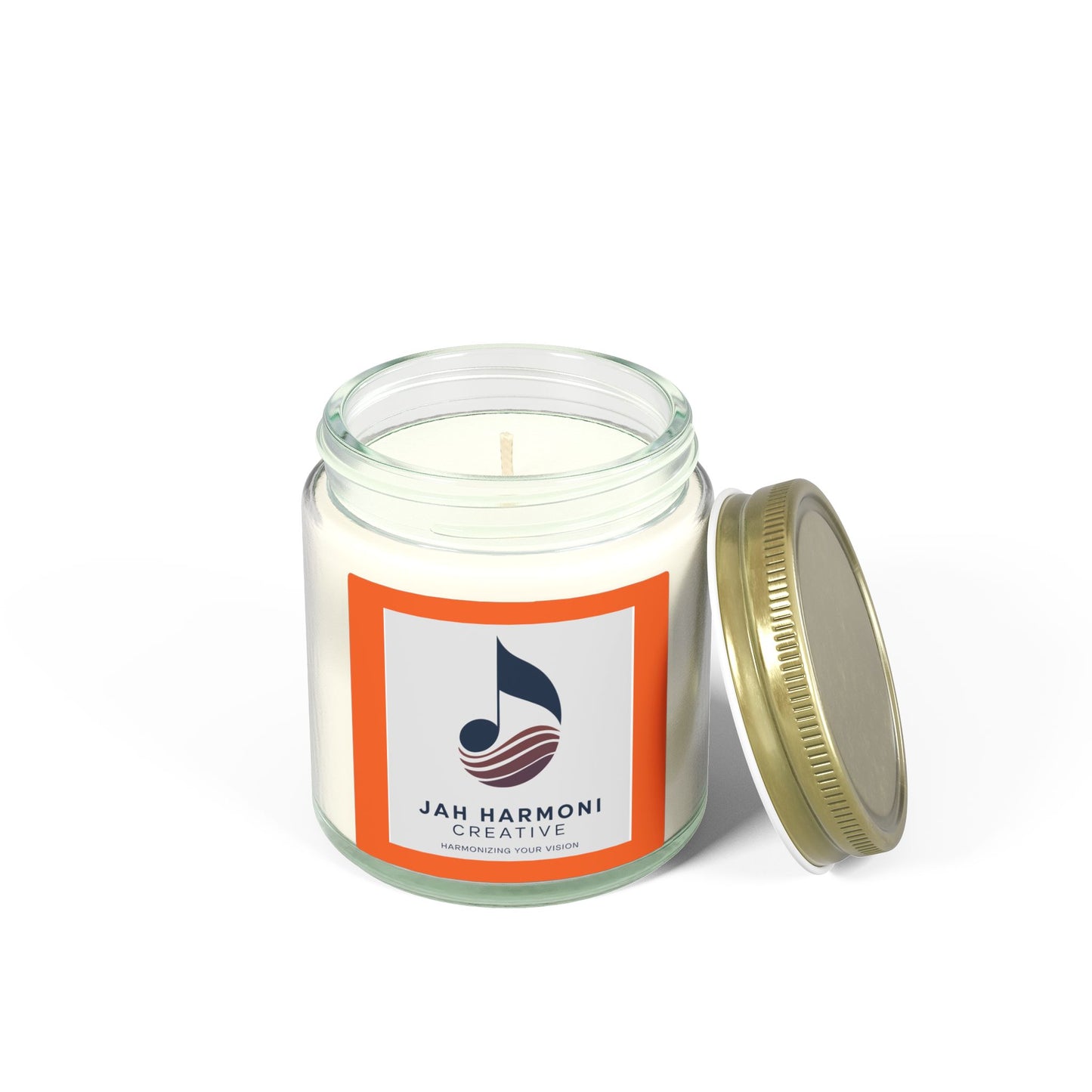 Coconut Apricot Scented Candle (4oz/9oz) — Tropical Fruity Soy Blend