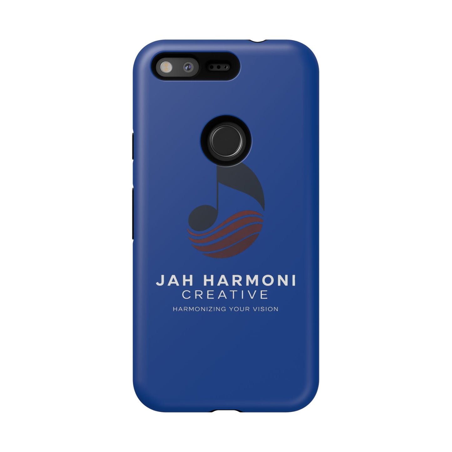 Tough Cases - Blue Logo Phone Case | Jah Harmoni Creative Protective Cover