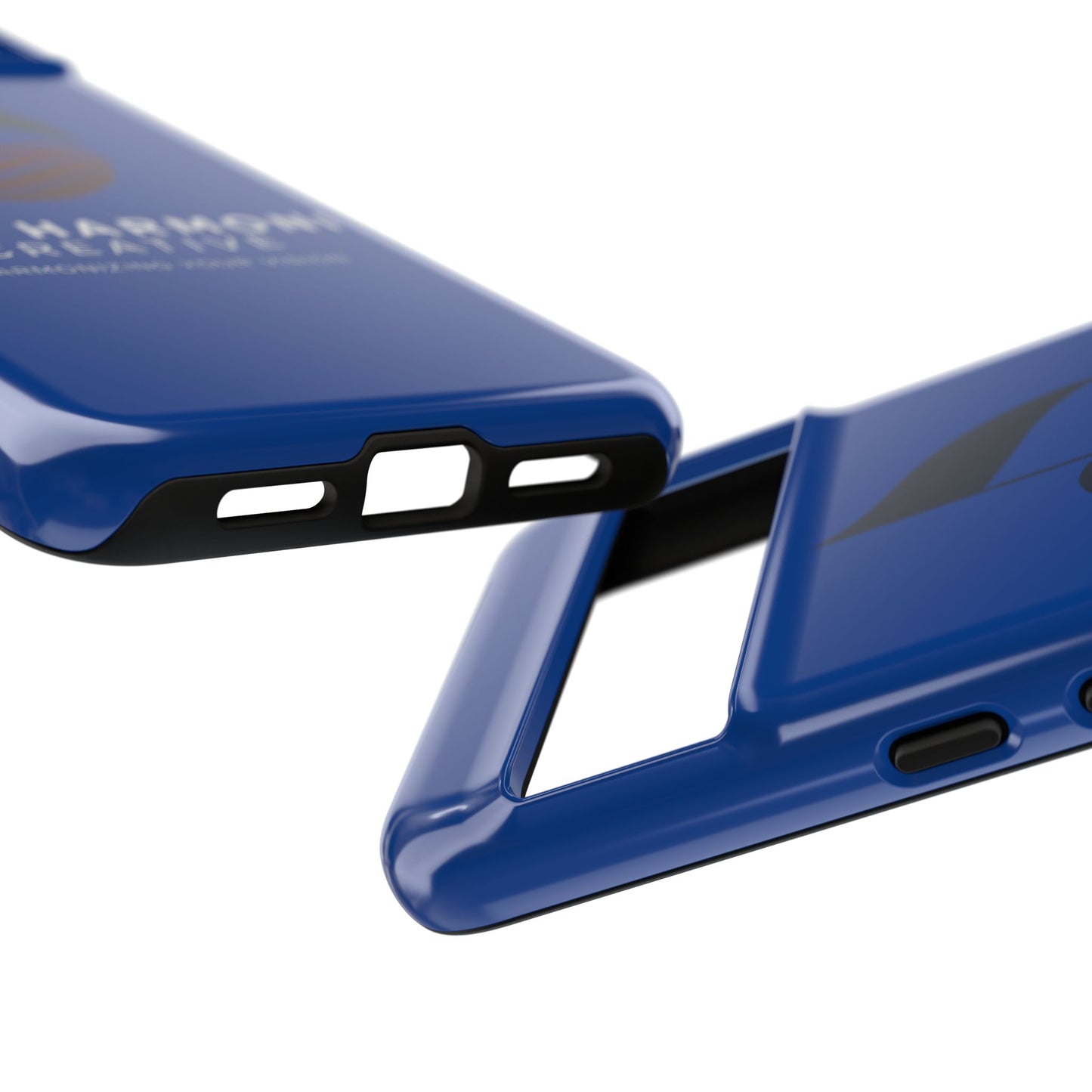 Tough Cases - Blue Logo Phone Case | Jah Harmoni Creative Protective Cover
