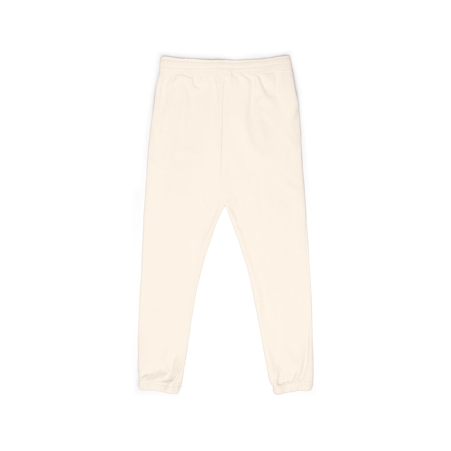Garment-Dyed Fleece Sweatpants — Relaxed Unisex Joggers with Subtle Patch Logo