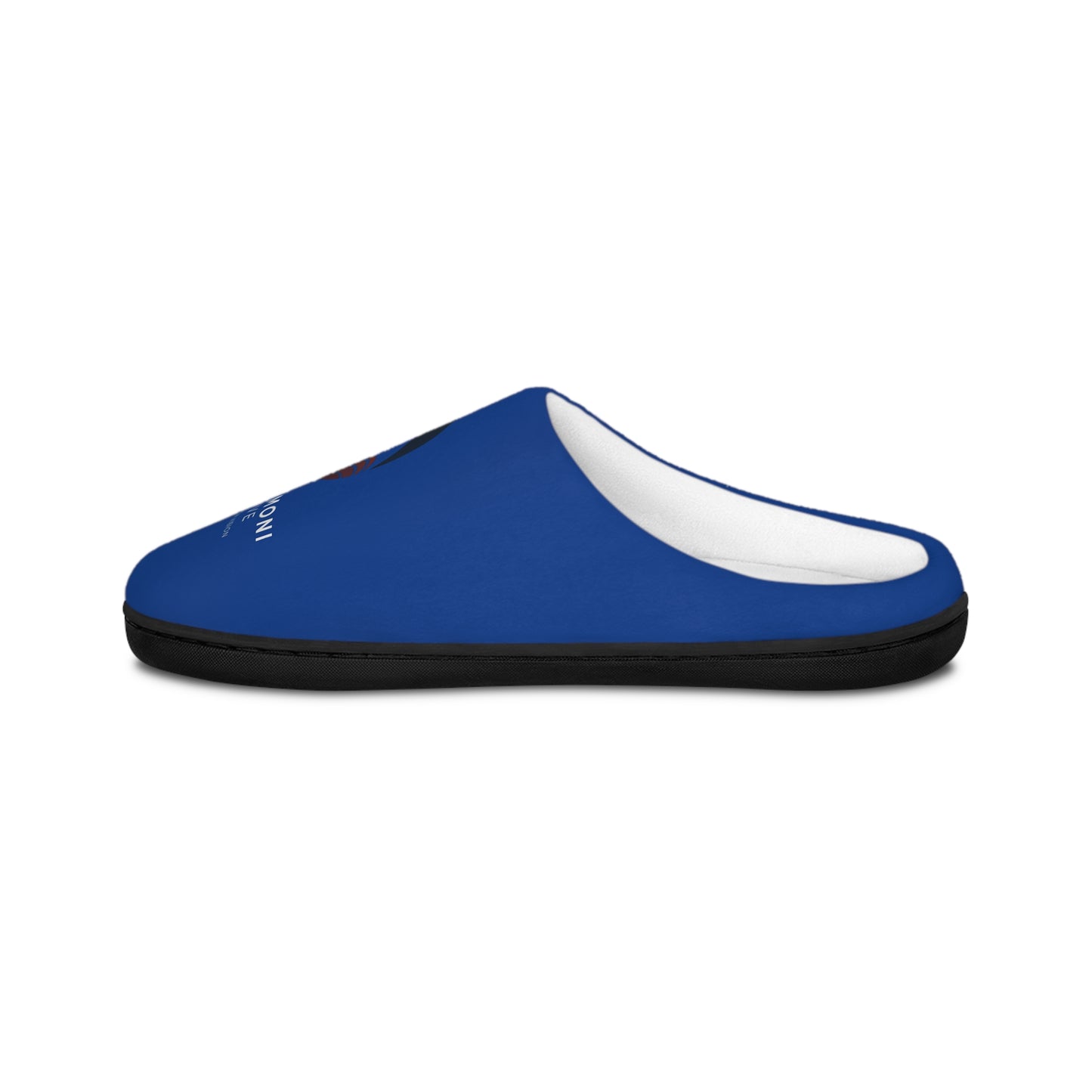Cozy Jah Harmoni Blue Logo Unisex Indoor Slippers — Soft Home Slip-Ons