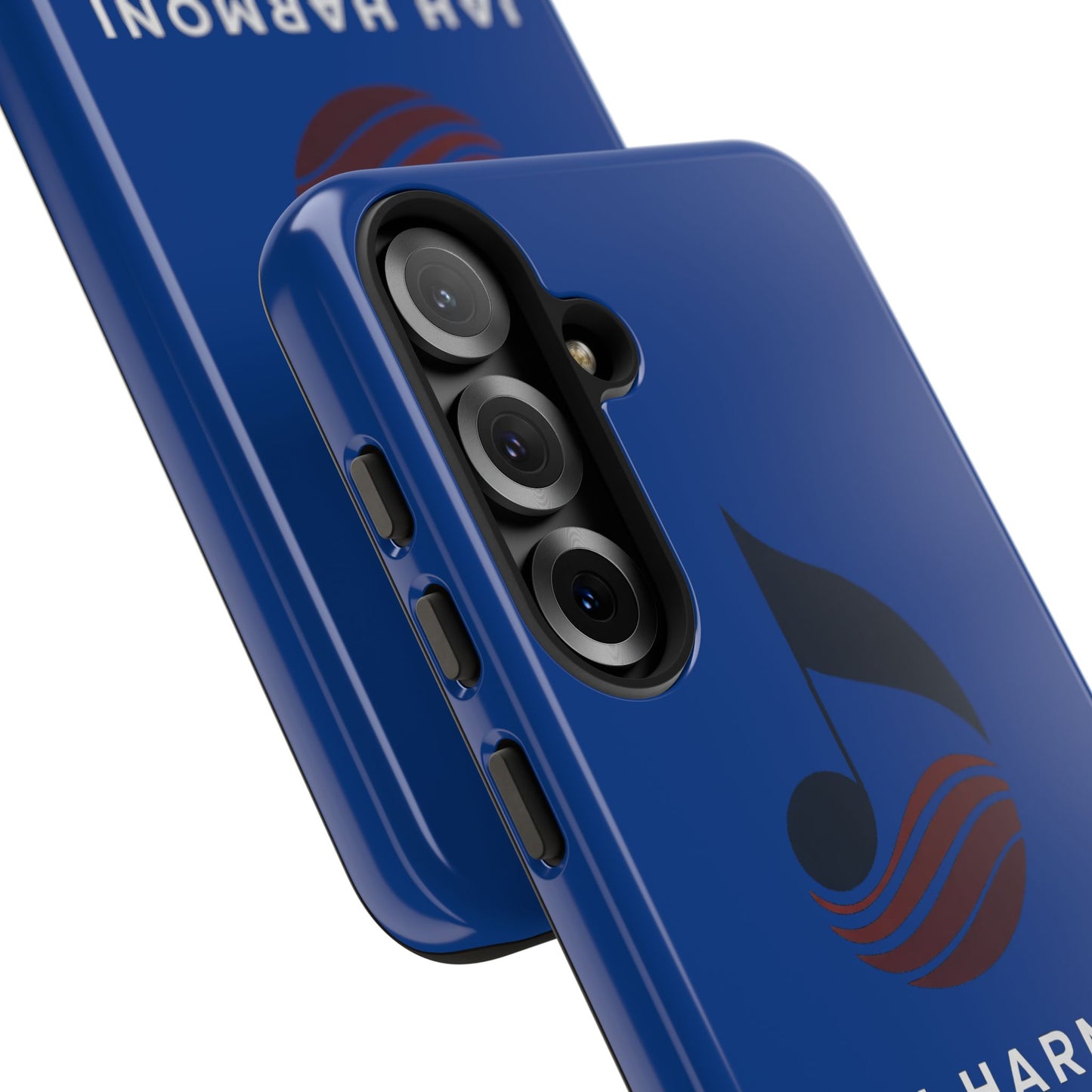 Tough Cases - Blue Logo Phone Case | Jah Harmoni Creative Protective Cover