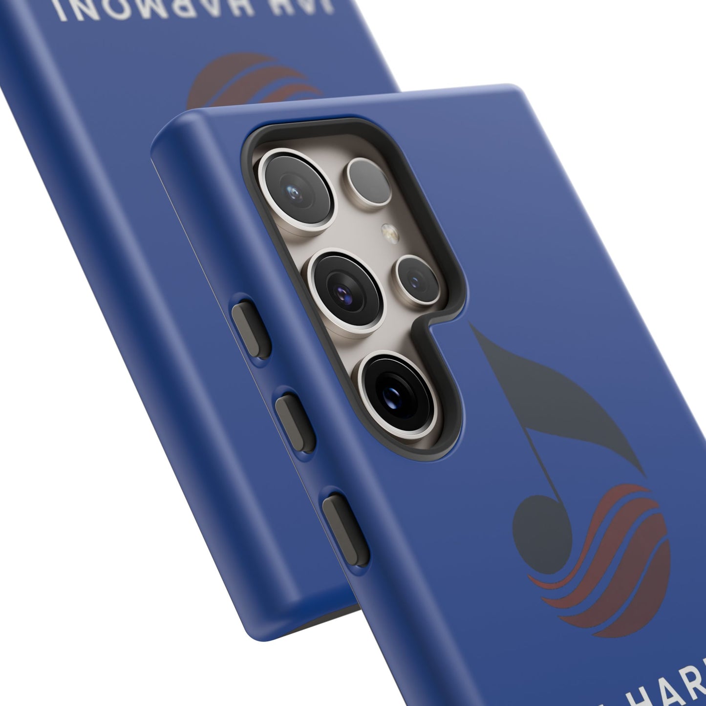 Tough Cases - Blue Logo Phone Case | Jah Harmoni Creative Protective Cover
